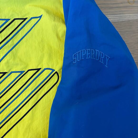 Superdry Quarter Zip Nylon Pullover Jacket - Picture 7 of 9